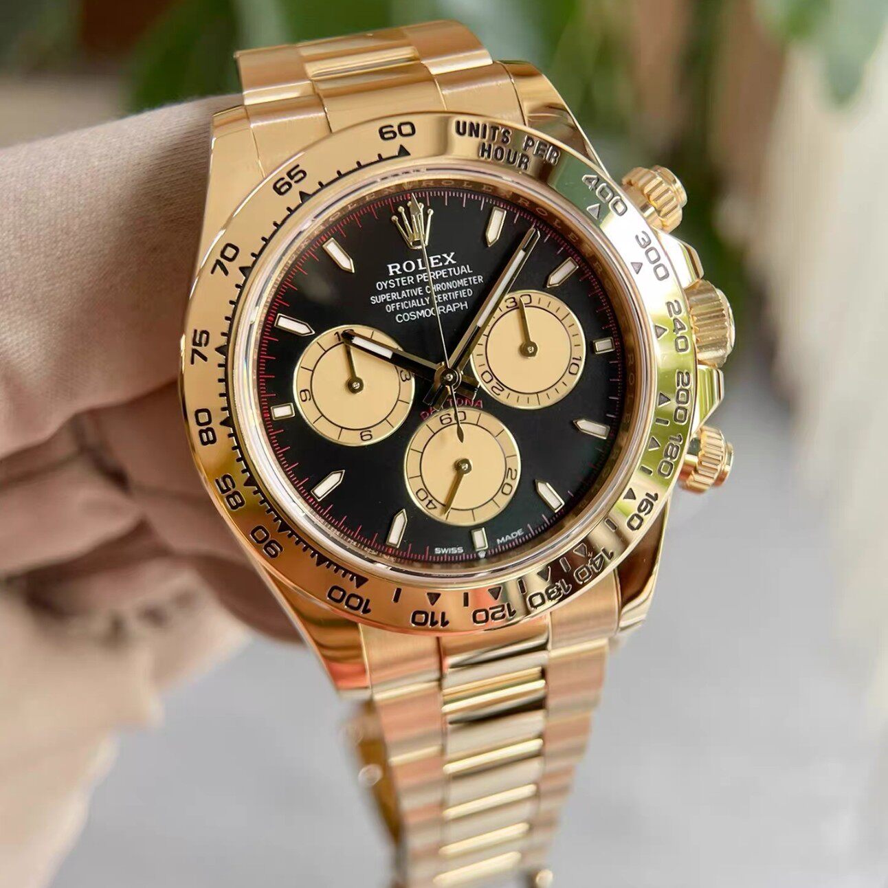 Rolex Daytona 126508 Yellow Gold Black Dial
