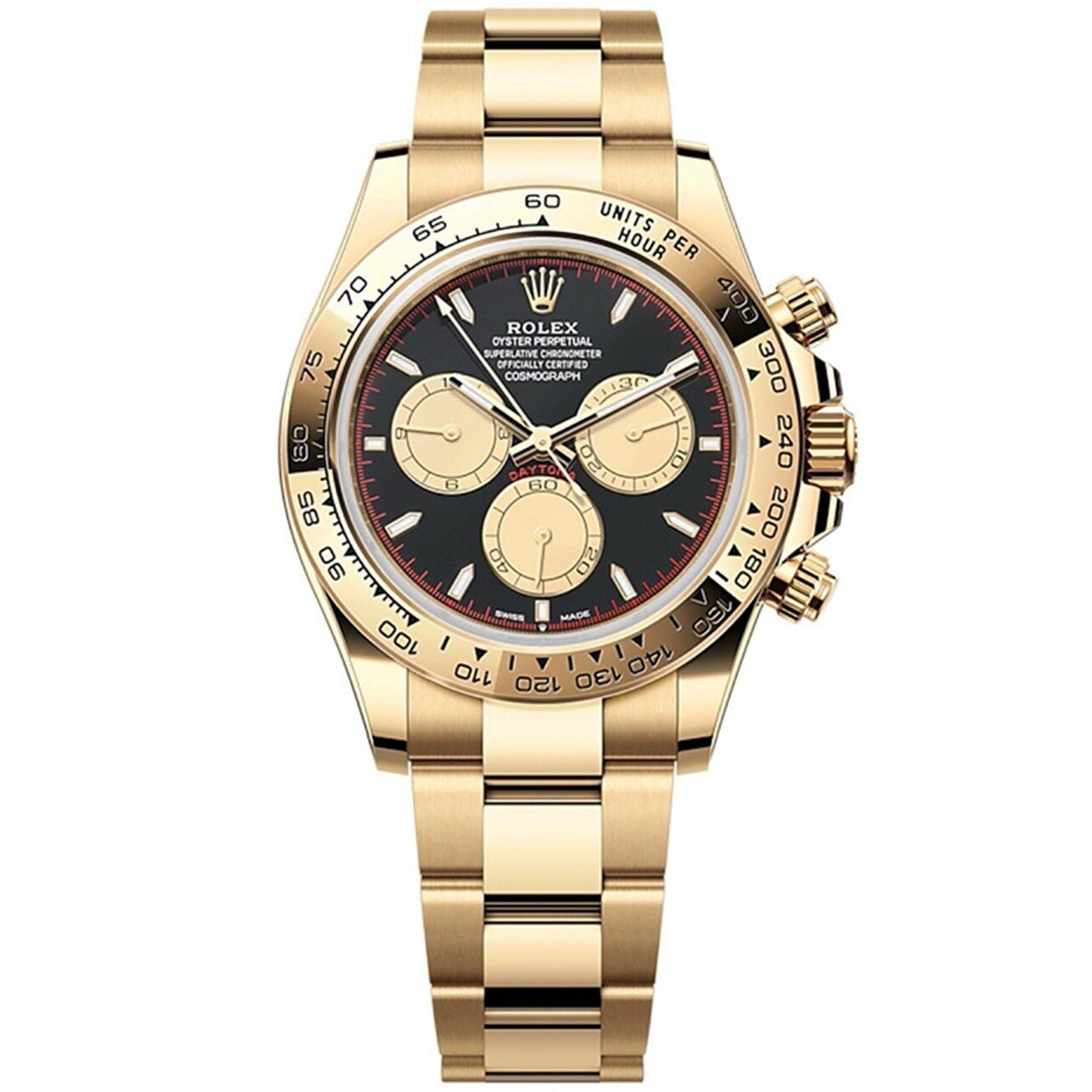 Rolex Daytona 126508 Yellow Gold Black Dial