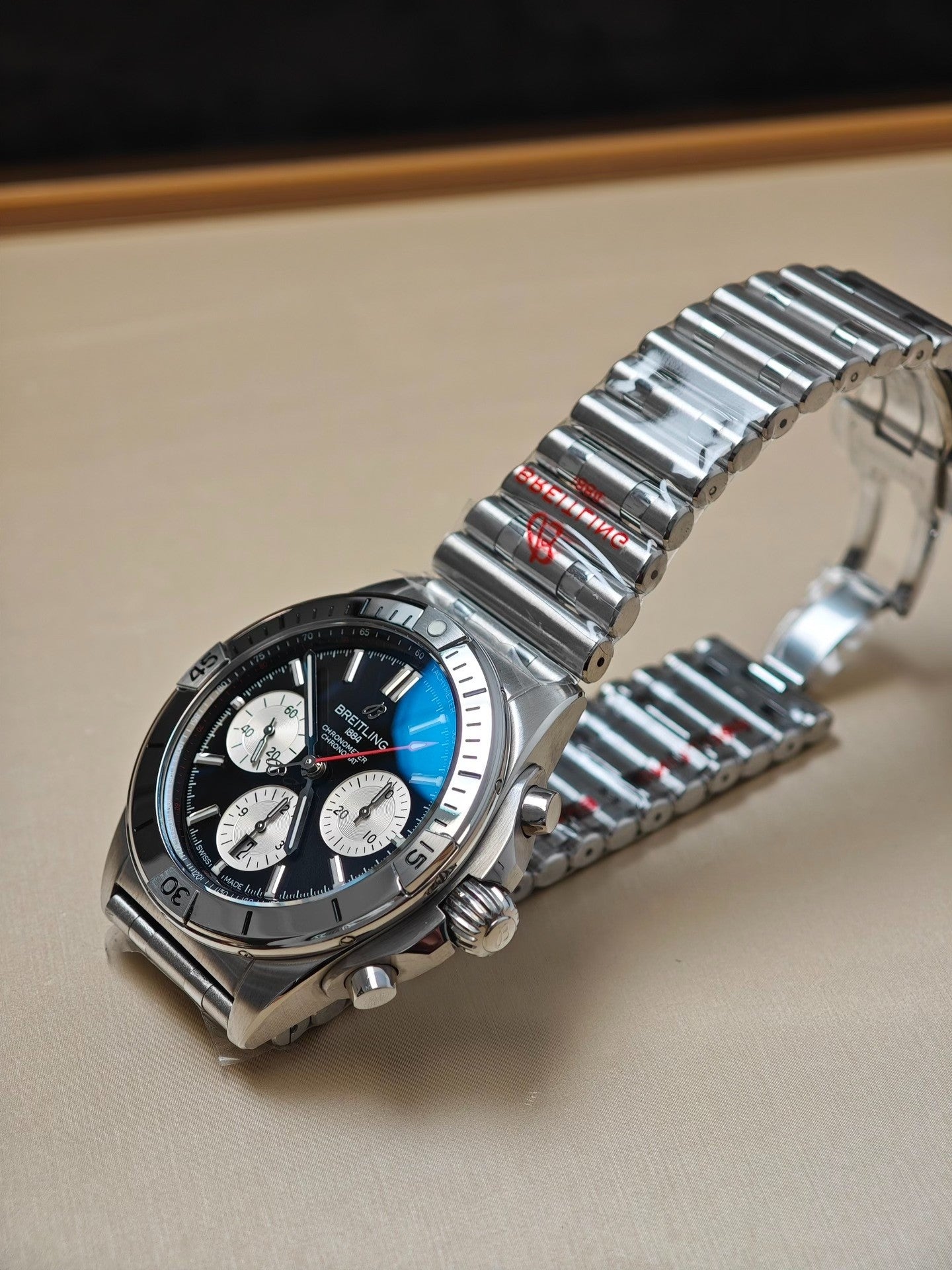 Breitling Chronomat B01 Blue Dial Chronograph