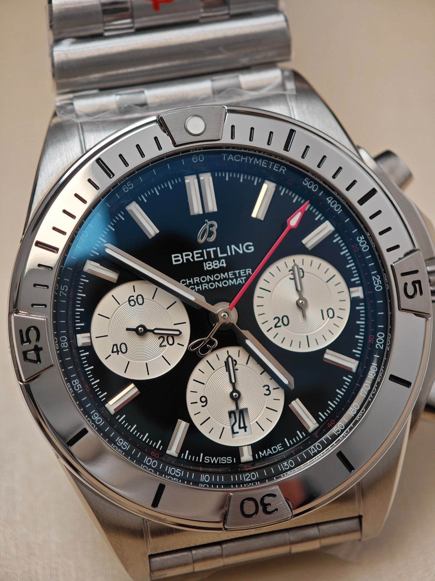 Breitling Chronomat B01 Blue Dial Chronograph