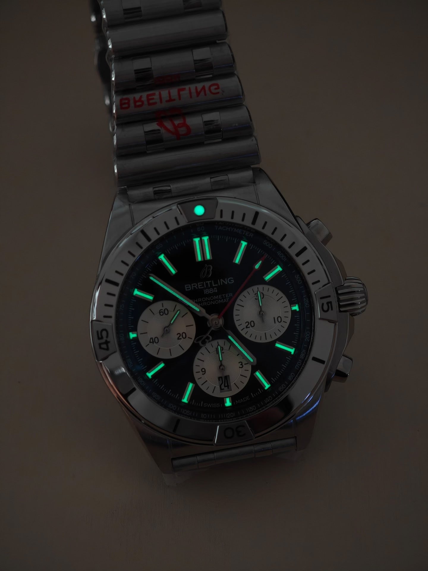Breitling Chronomat B01 Blue Dial Chronograph