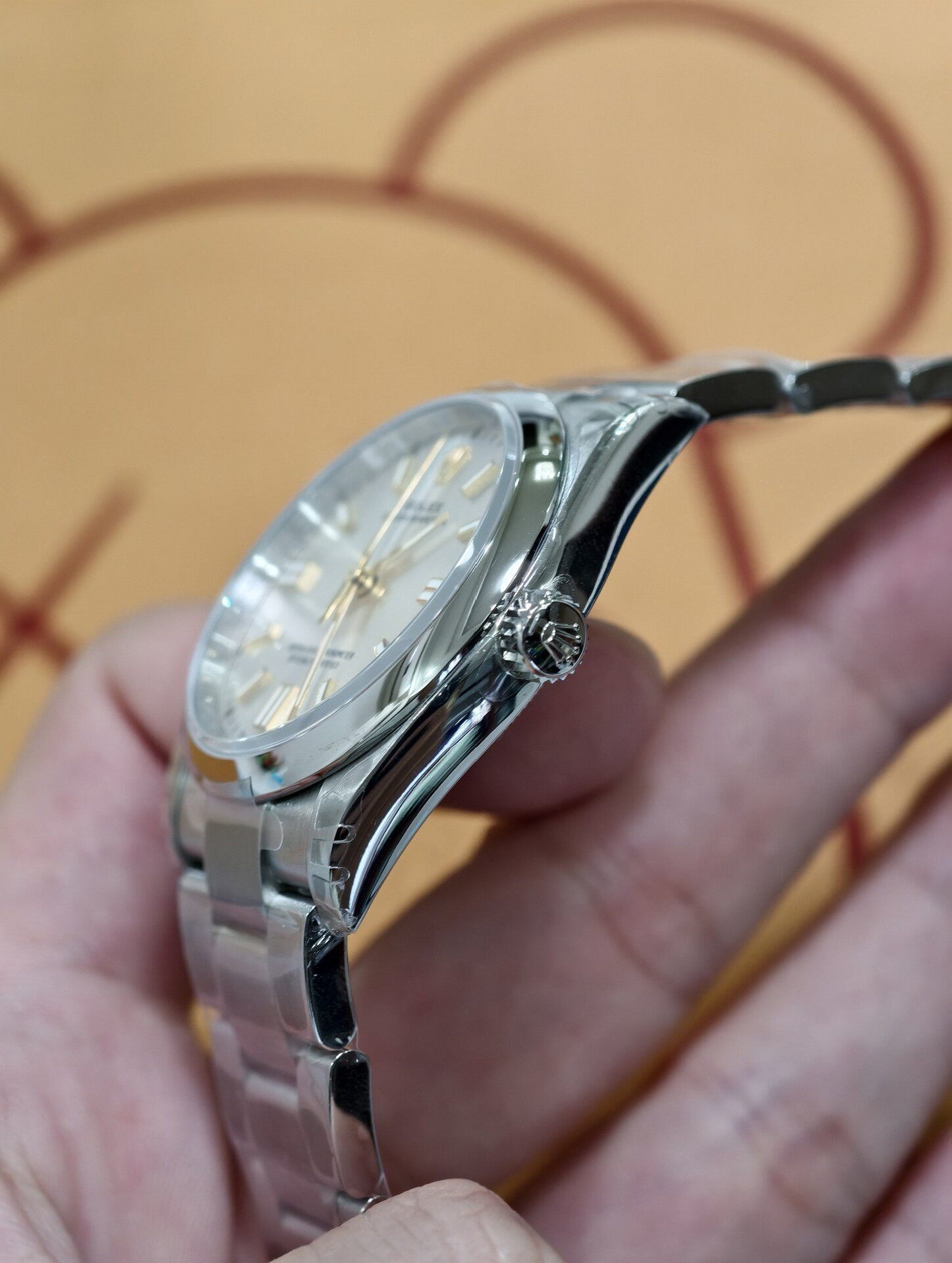 Rolex Oyster Perpetual 36 Silver Sunray Dial Watch