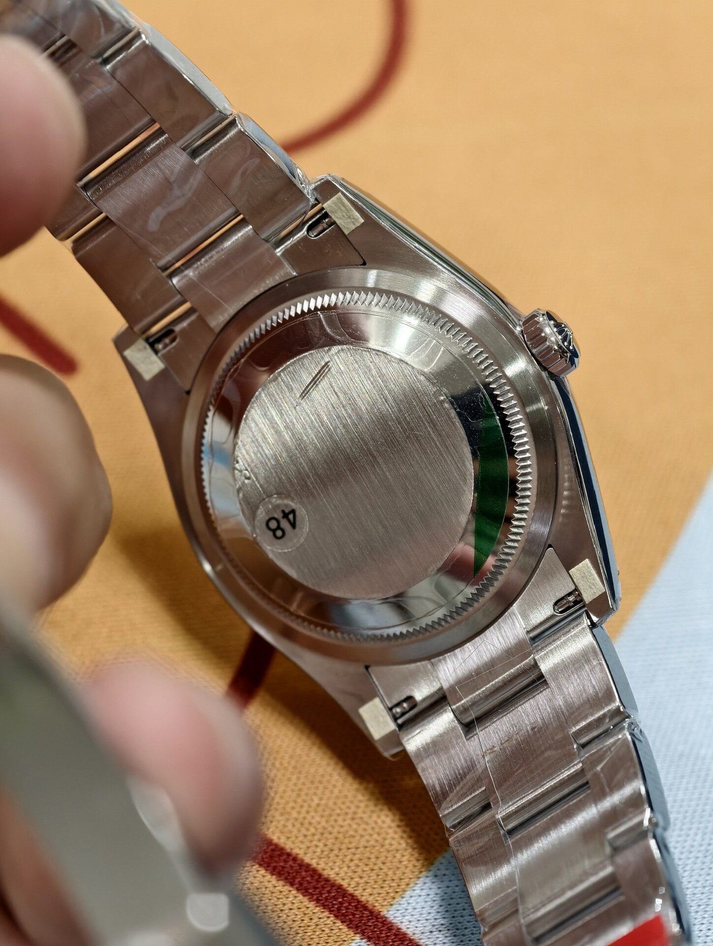 Rolex Oyster Perpetual 36 Silver Sunray Dial Watch
