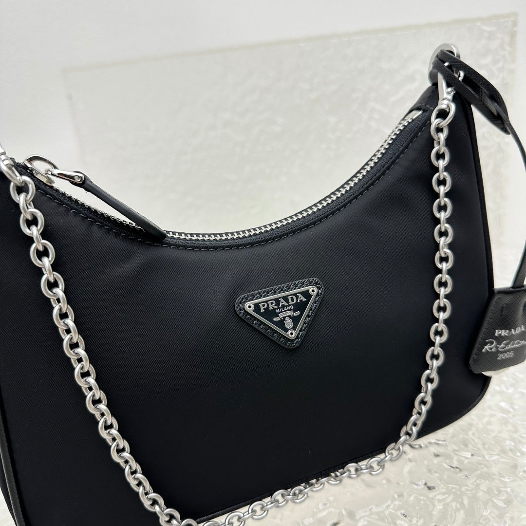 Prada Re-Edition 2005 Black Re-Nylon Bag