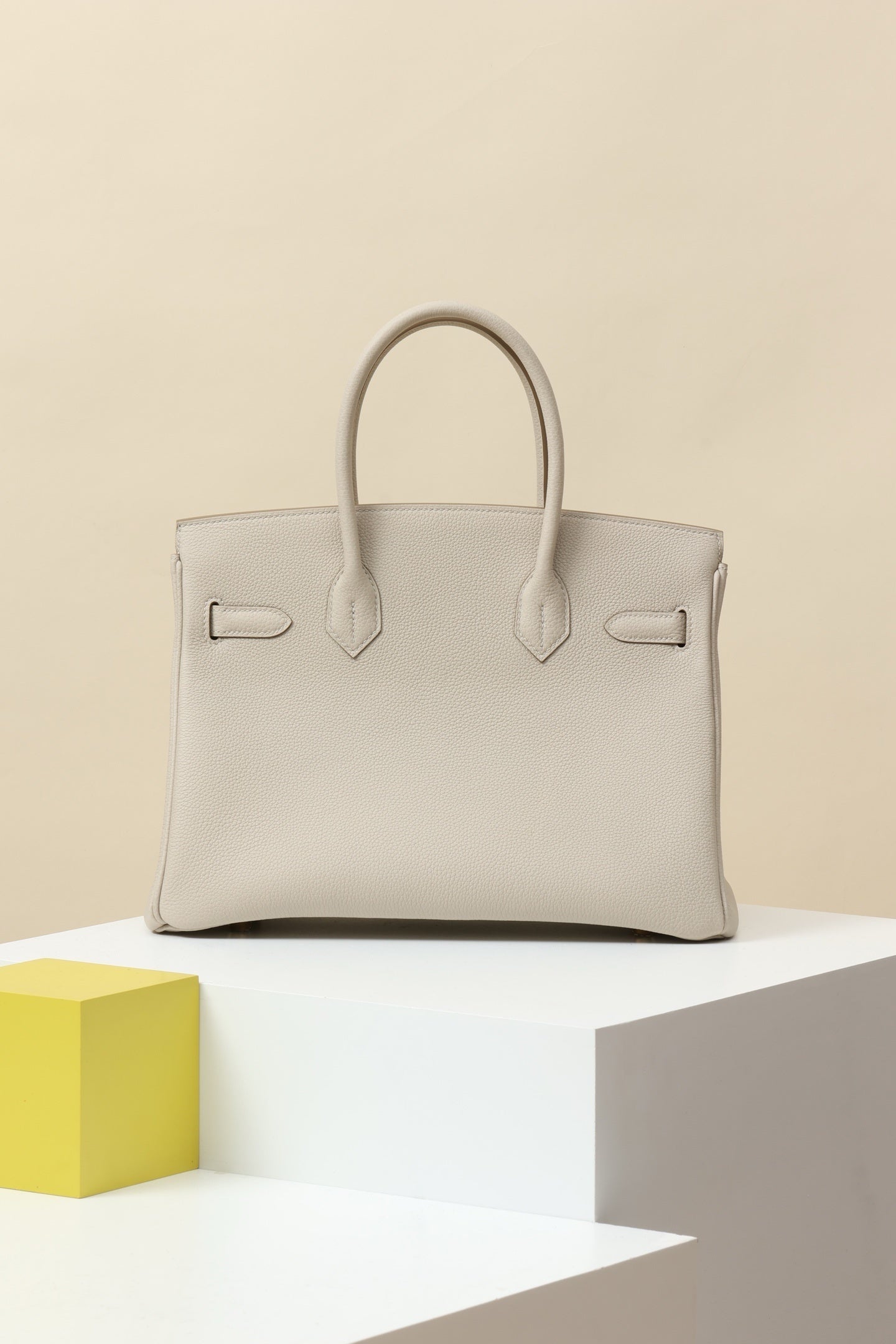 Hermès Birkin Craie White Gold Hardware