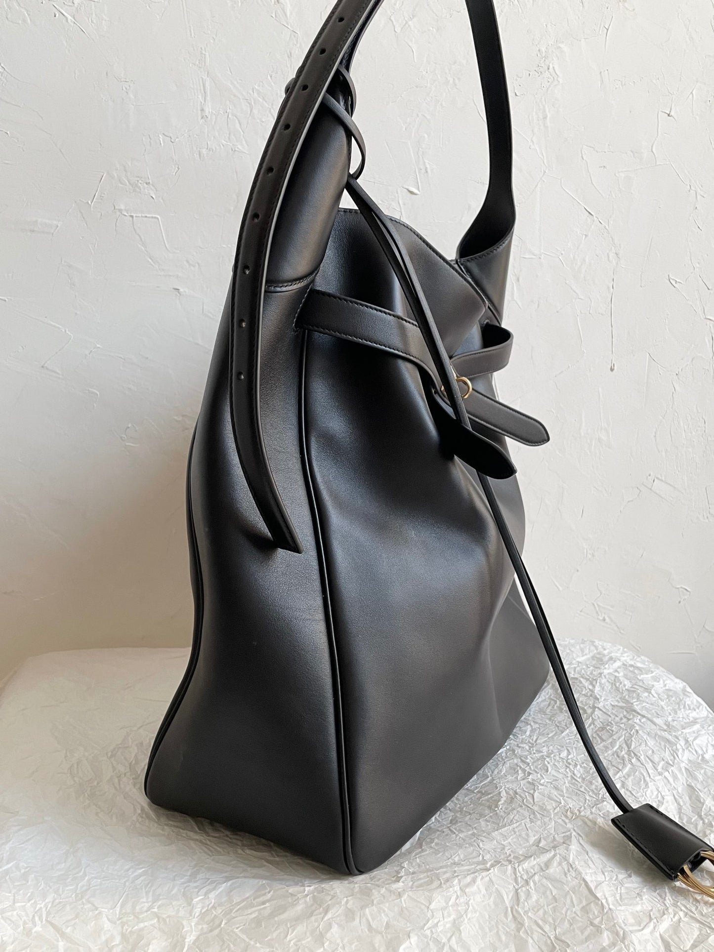 Balenciaga Bel Air Hobo Bag with Belt Buckle Detail