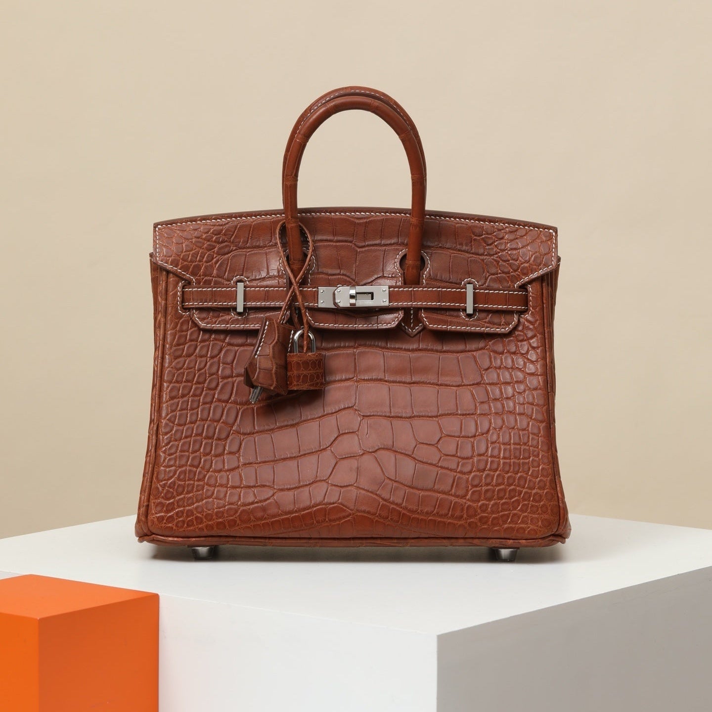 Hermès Birkin 35 Matte Fauve Barenia Alligator