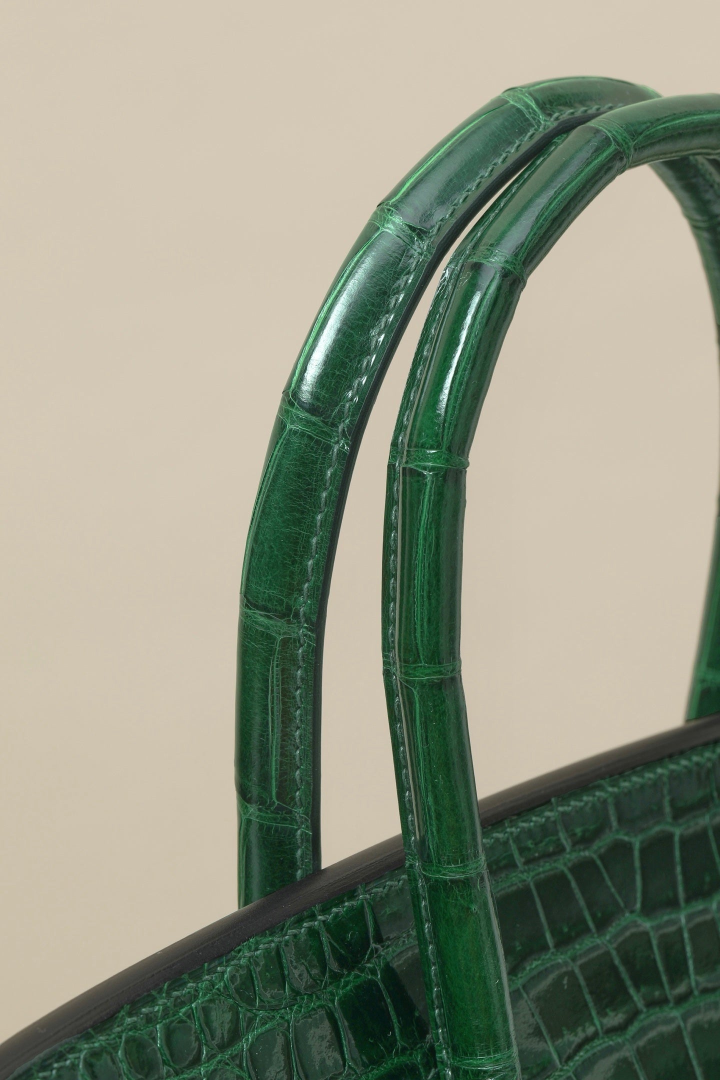 Hermès Birkin 30 Vert Emerald Crocodile Gold