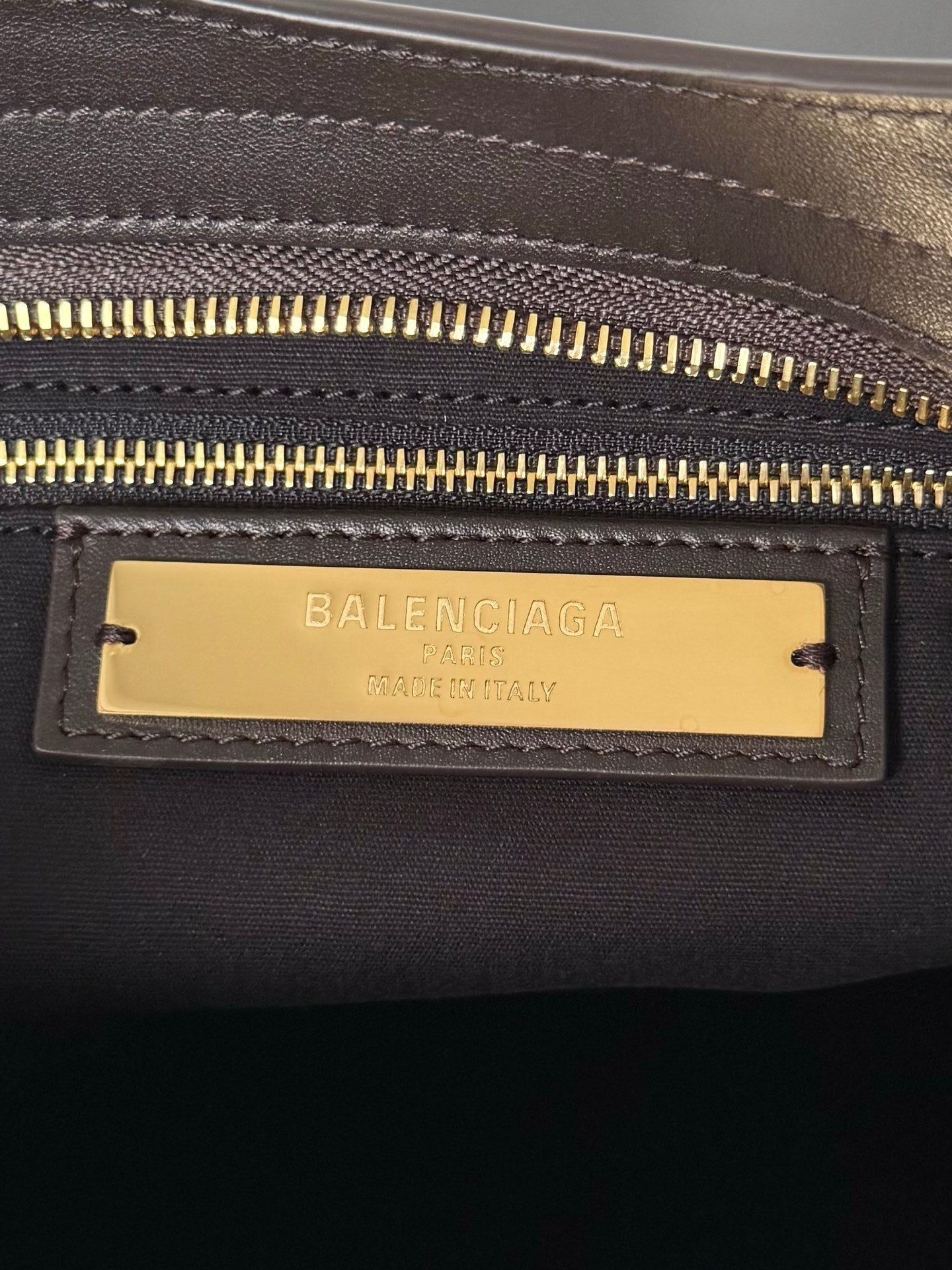 Balenciaga Le City Medium Moka Brown Suede Tote
