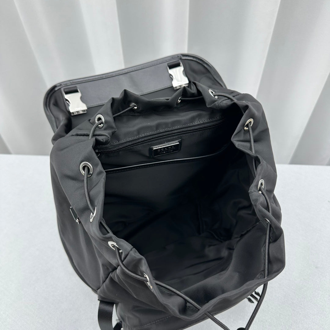 Prada Re-Nylon and Saffiano Leather Backpack