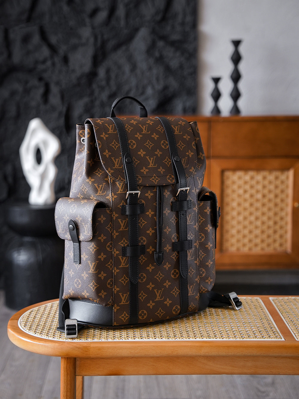 Louis Vuitton Christopher MM Backpack in Monogram Canvas