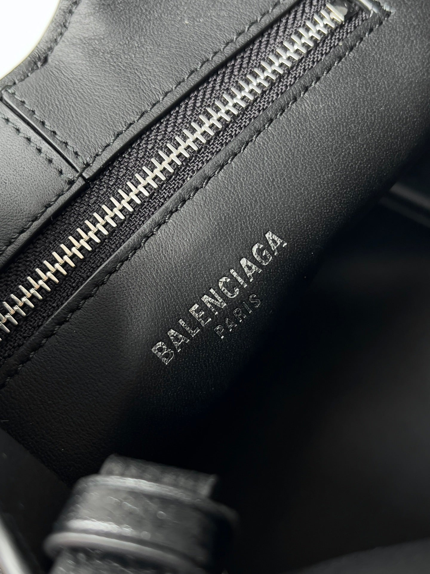 Balenciaga Locker Small Black Leather Crossbody Bag