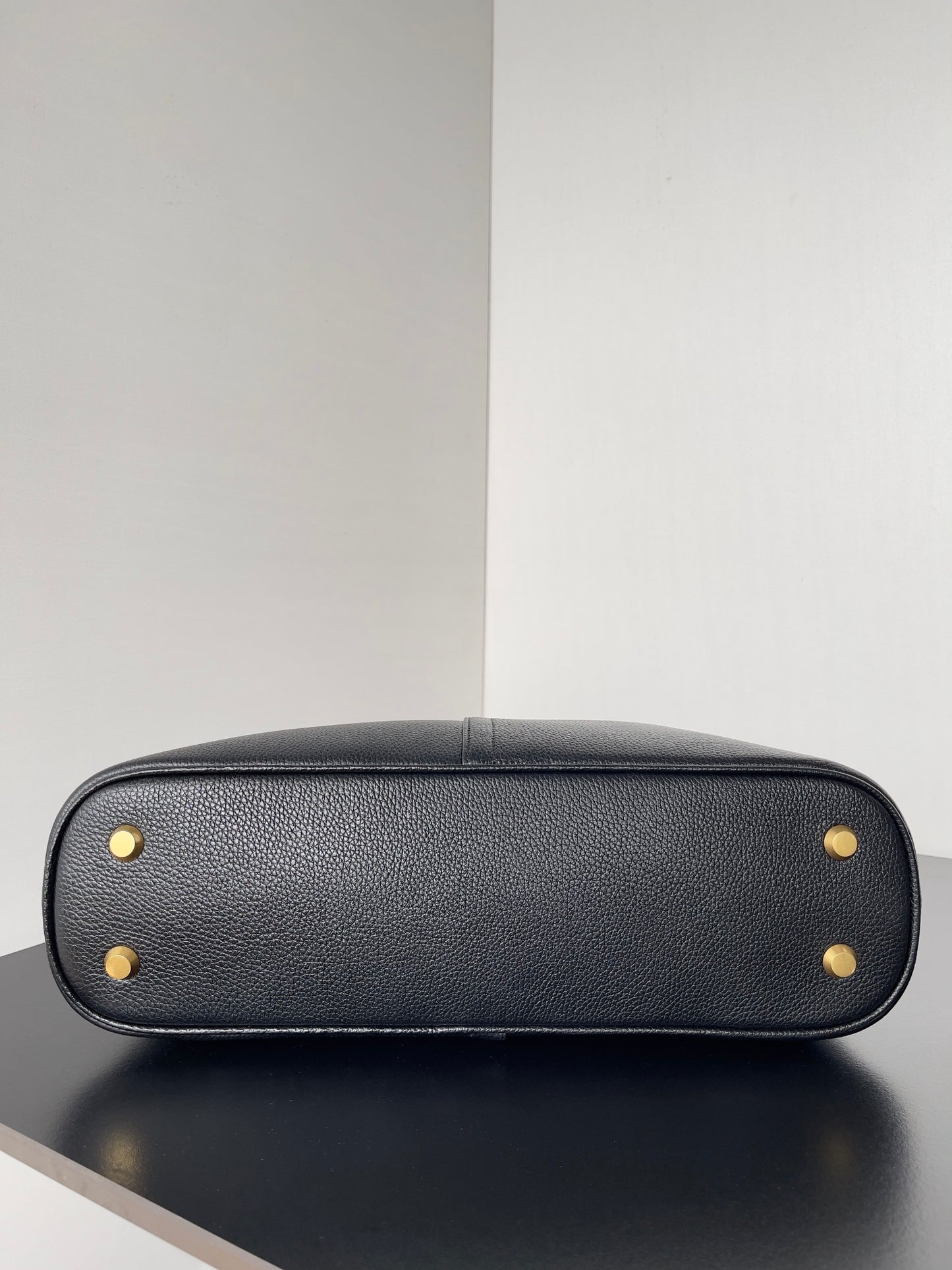 Balenciaga Locker Medium Black Grained Calfskin Hobo Bag
