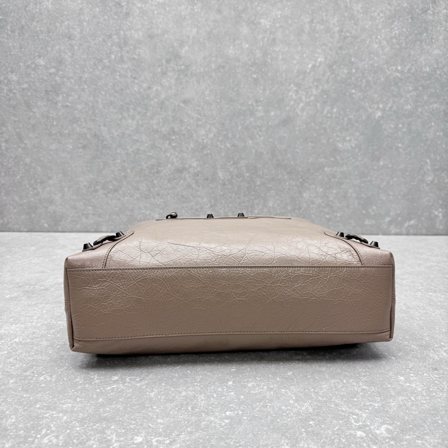 Balenciaga Le City Hobo Arena Lambskin Studded Bag