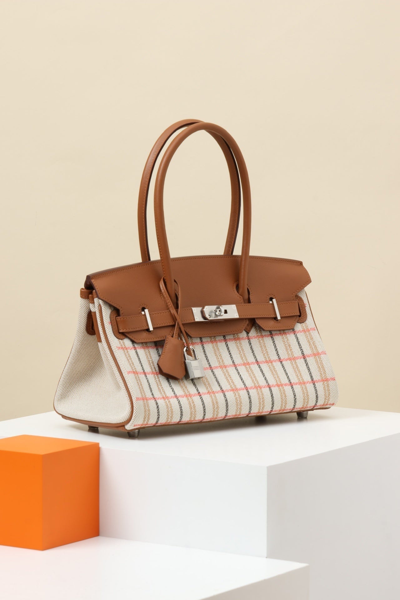 Hermès Shoulder Birkin Light 29 Toile H Canvas
