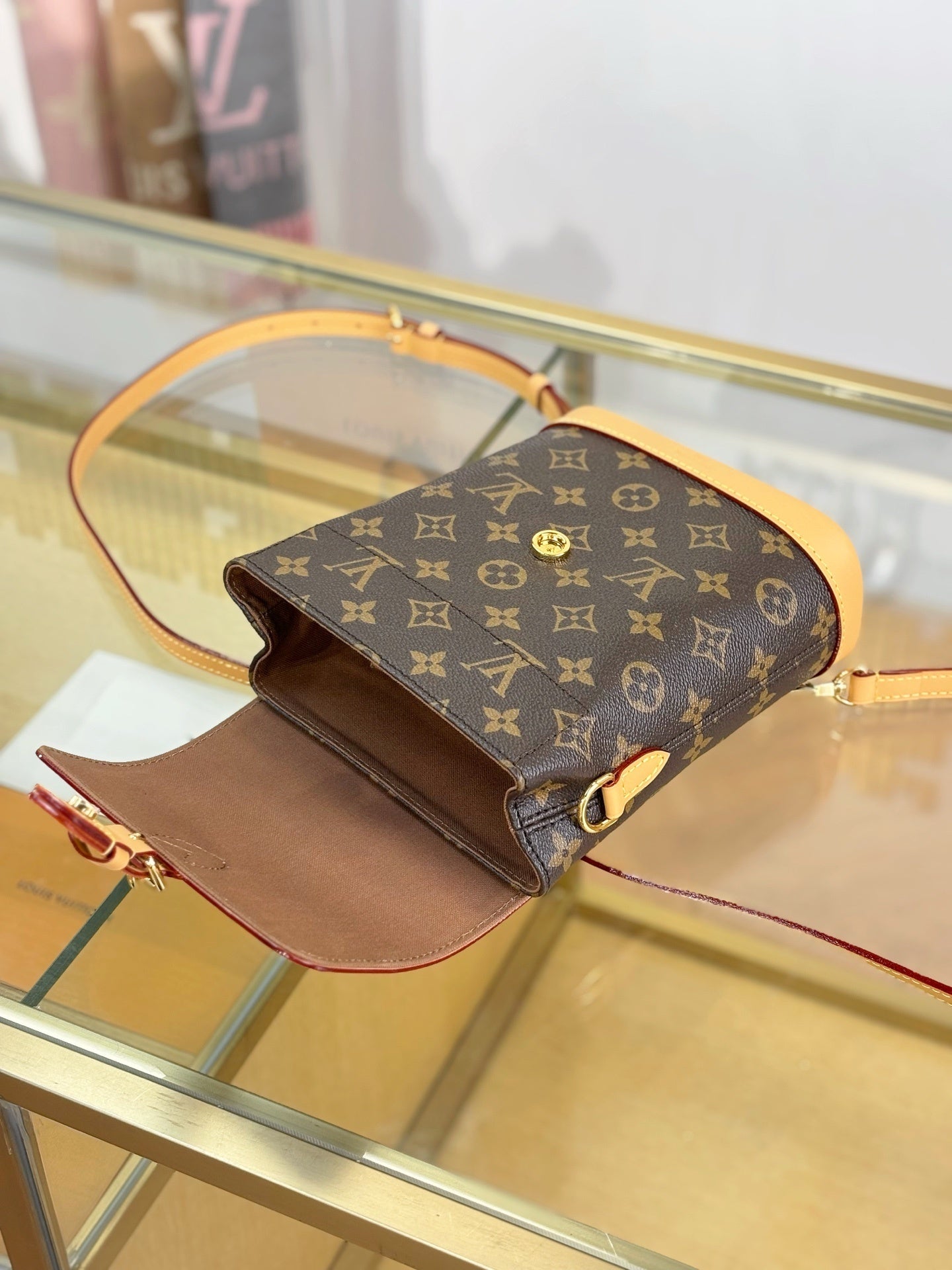 Louis Vuitton Soho Mini Backpack – Monogram Canvas with Natural Cowhide Trim
