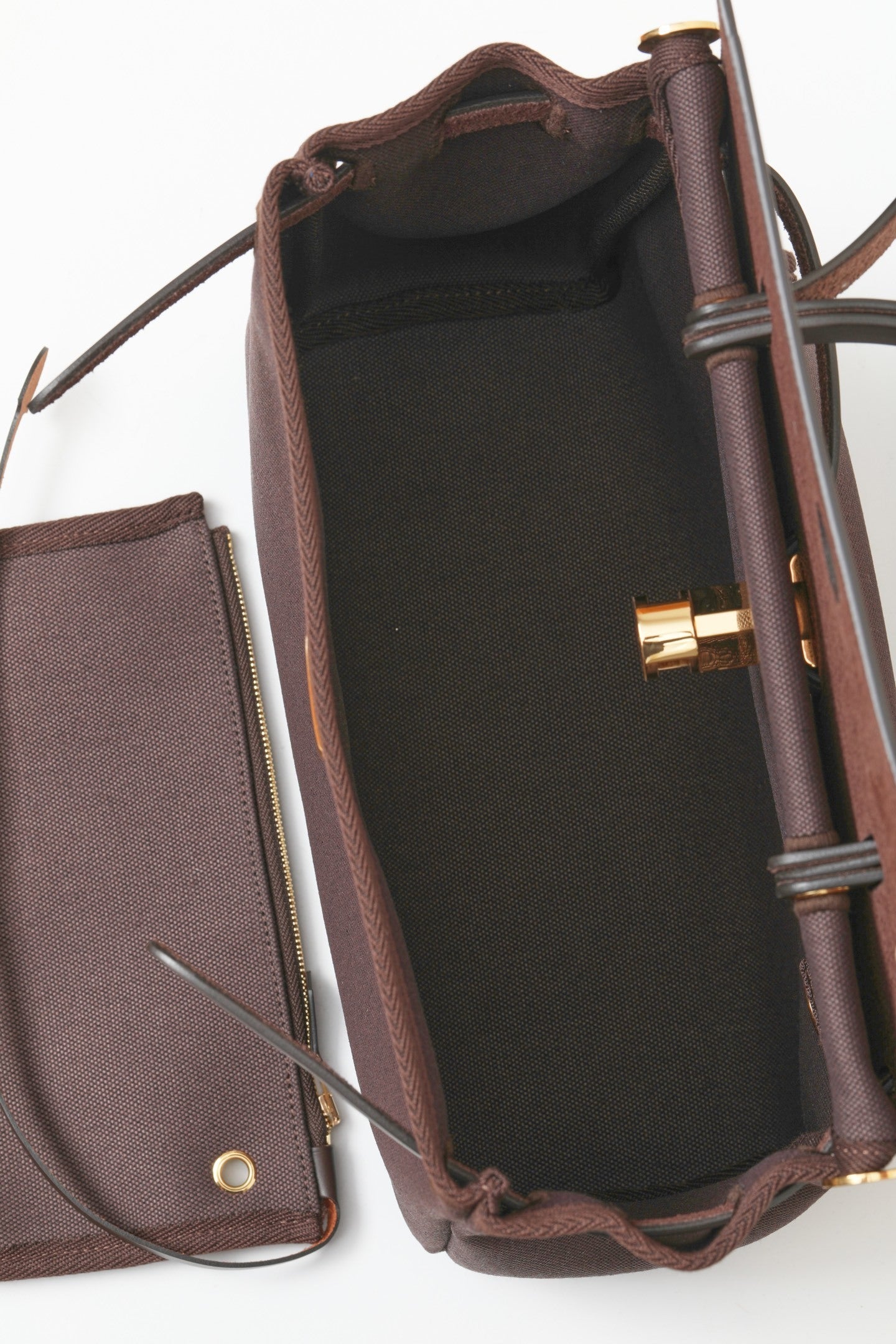 Hermès Herbag Zip 31 Casual Canvas & Leather Bag