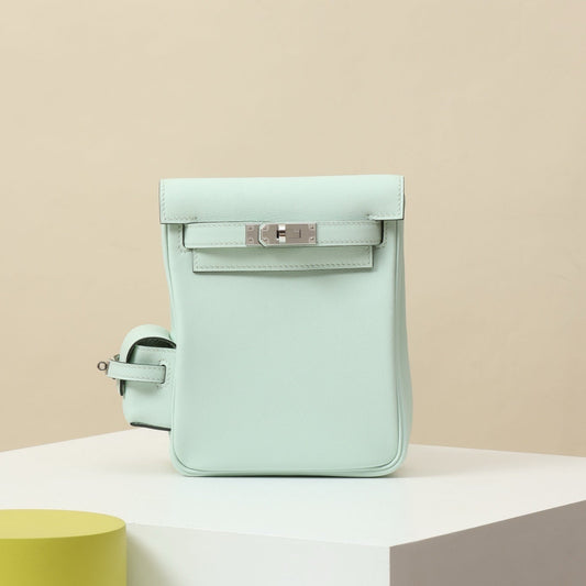 Hermès Kelly Jump Vert Peppermint Backpack