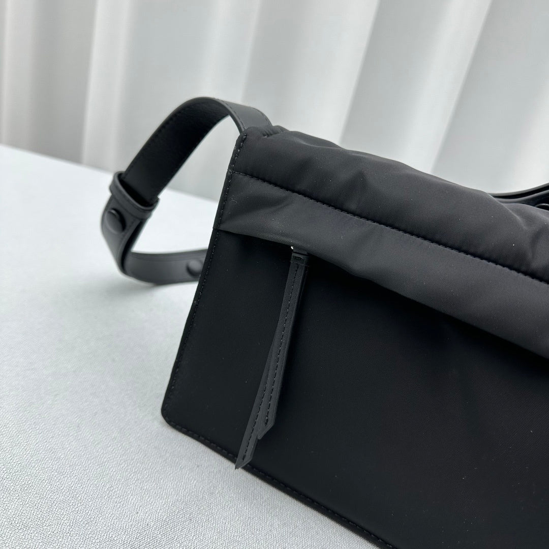 Prada Traveller Small Padded Re-Nylon Shoulder Bag – Black