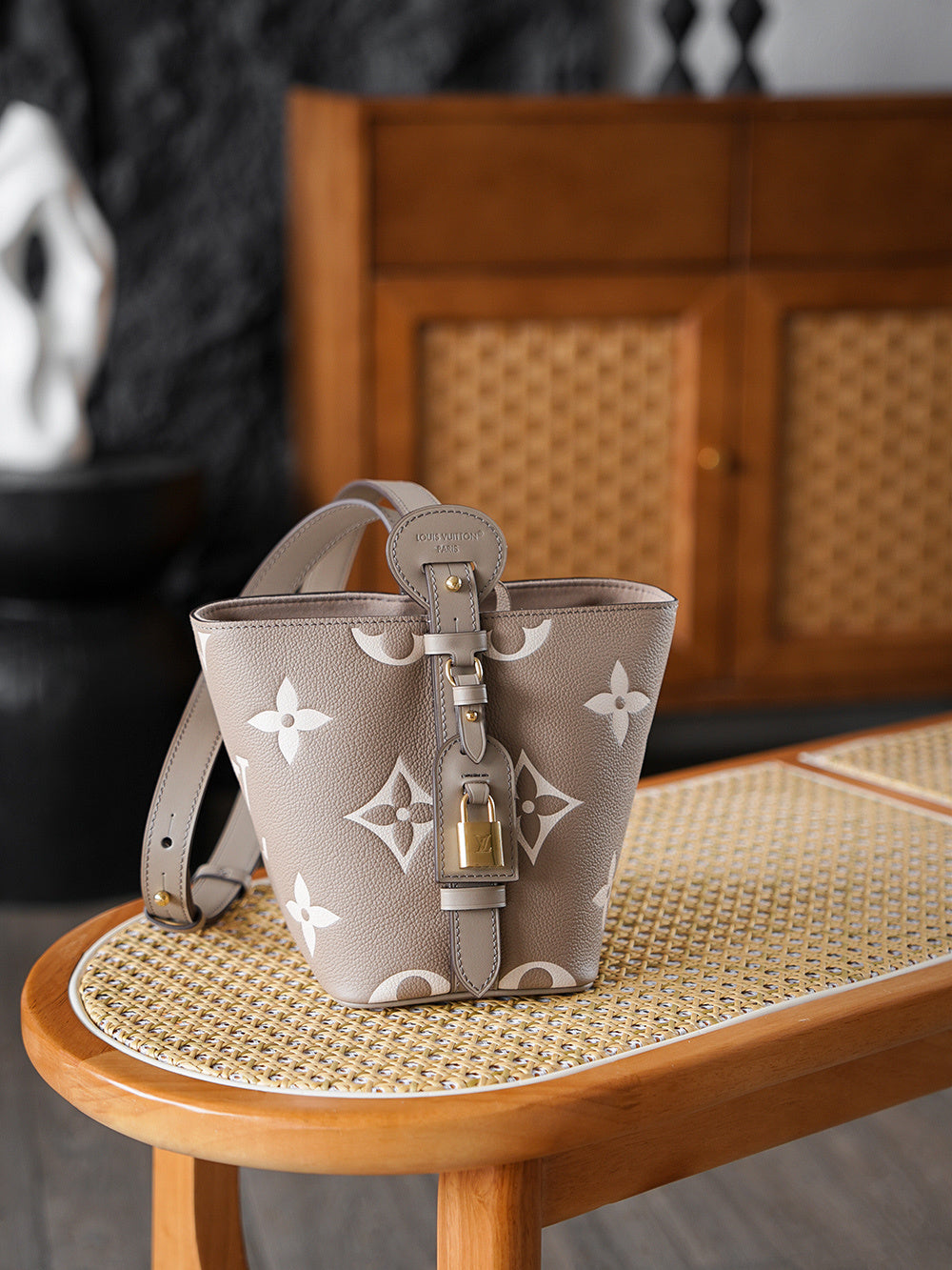 Louis Vuitton All In BB Bag – Tourterelle/Crème Bicolor Monogram Empreinte Leather