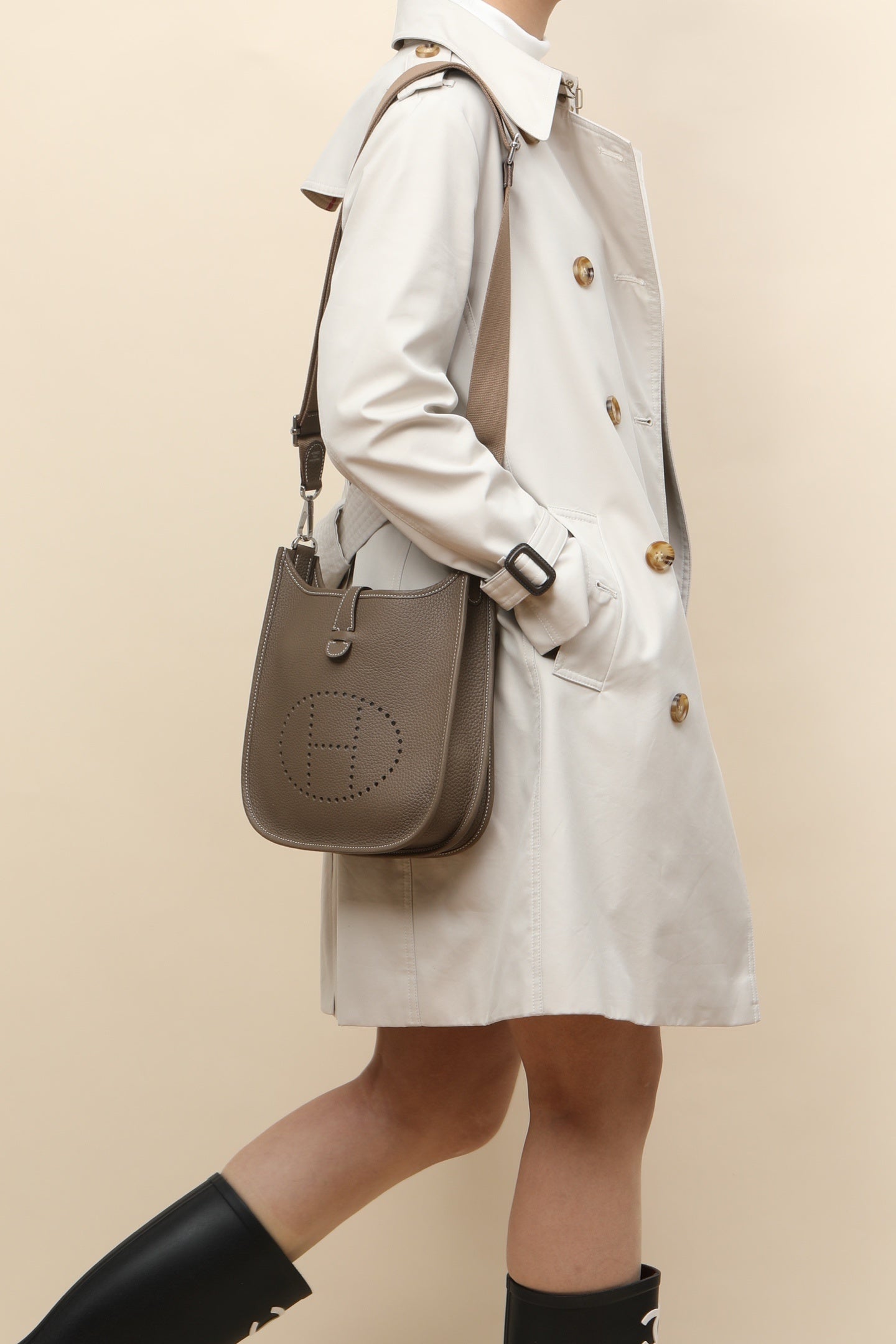 Hermès Evelyne III 29 Clemence Leather Bag
