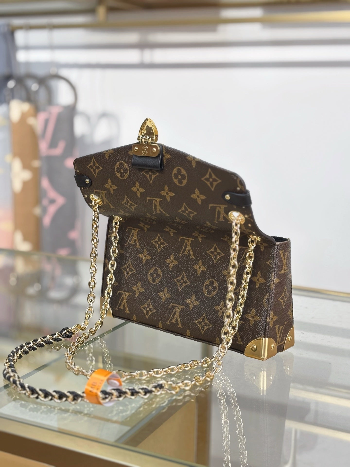 Louis Vuitton Monogram Trunkie Handbag in Iconic Monogram Canvas