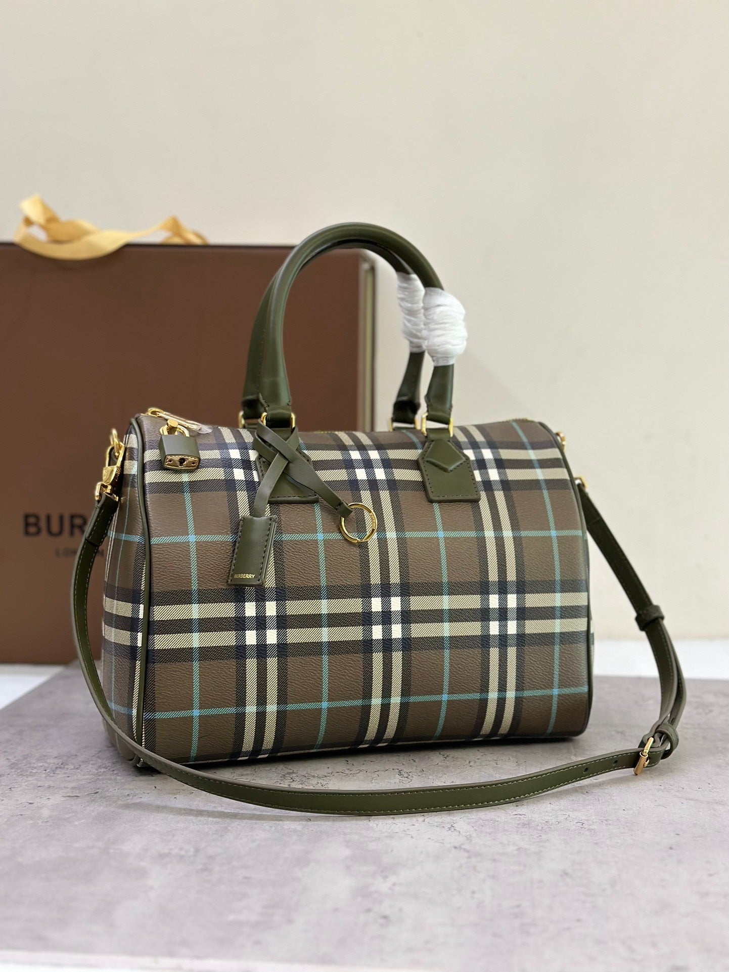 Burberry Murray Archive Beige Check Nylon Backpack