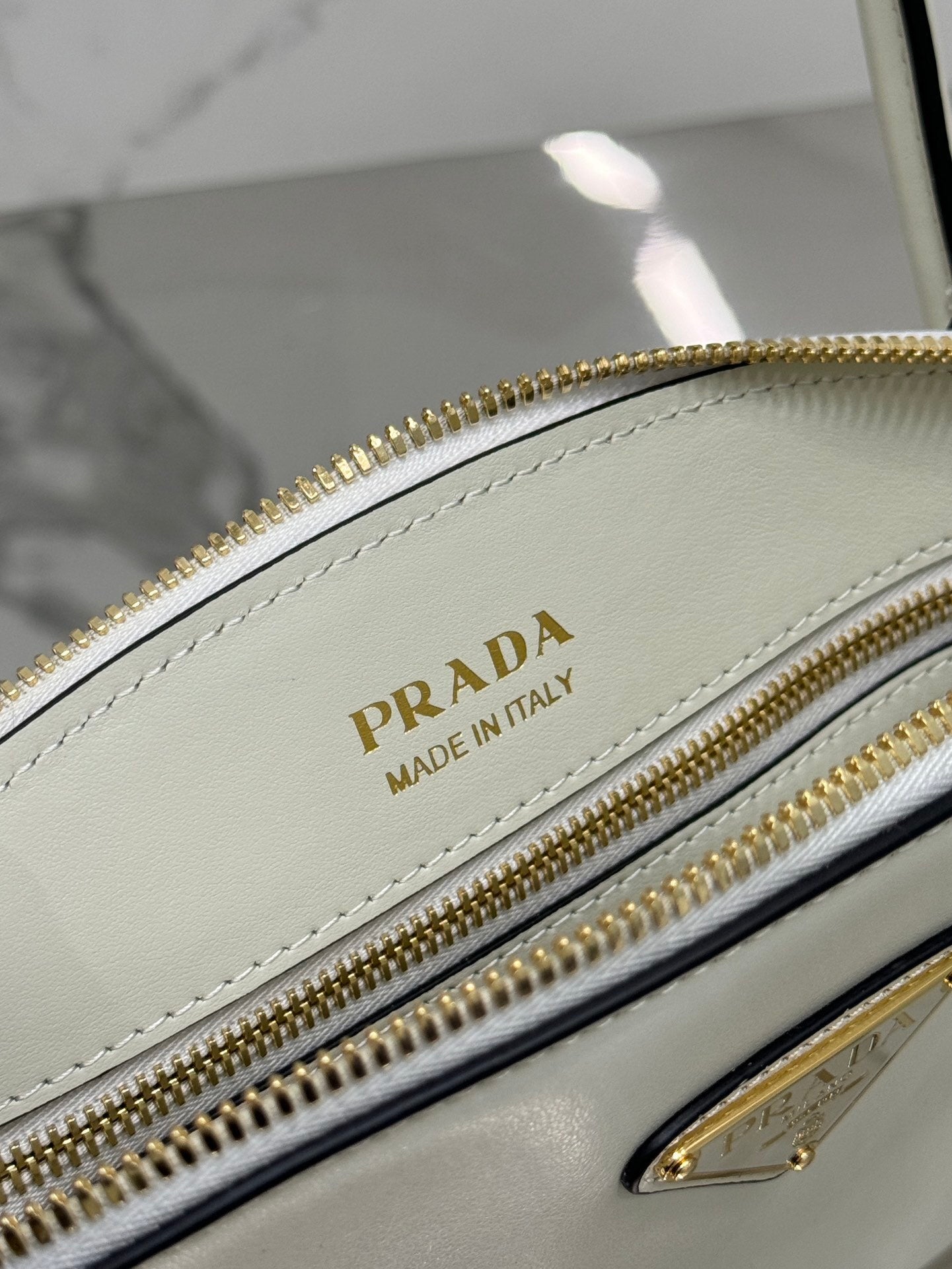 Prada Triangle City Calf Small Shoulder Bag