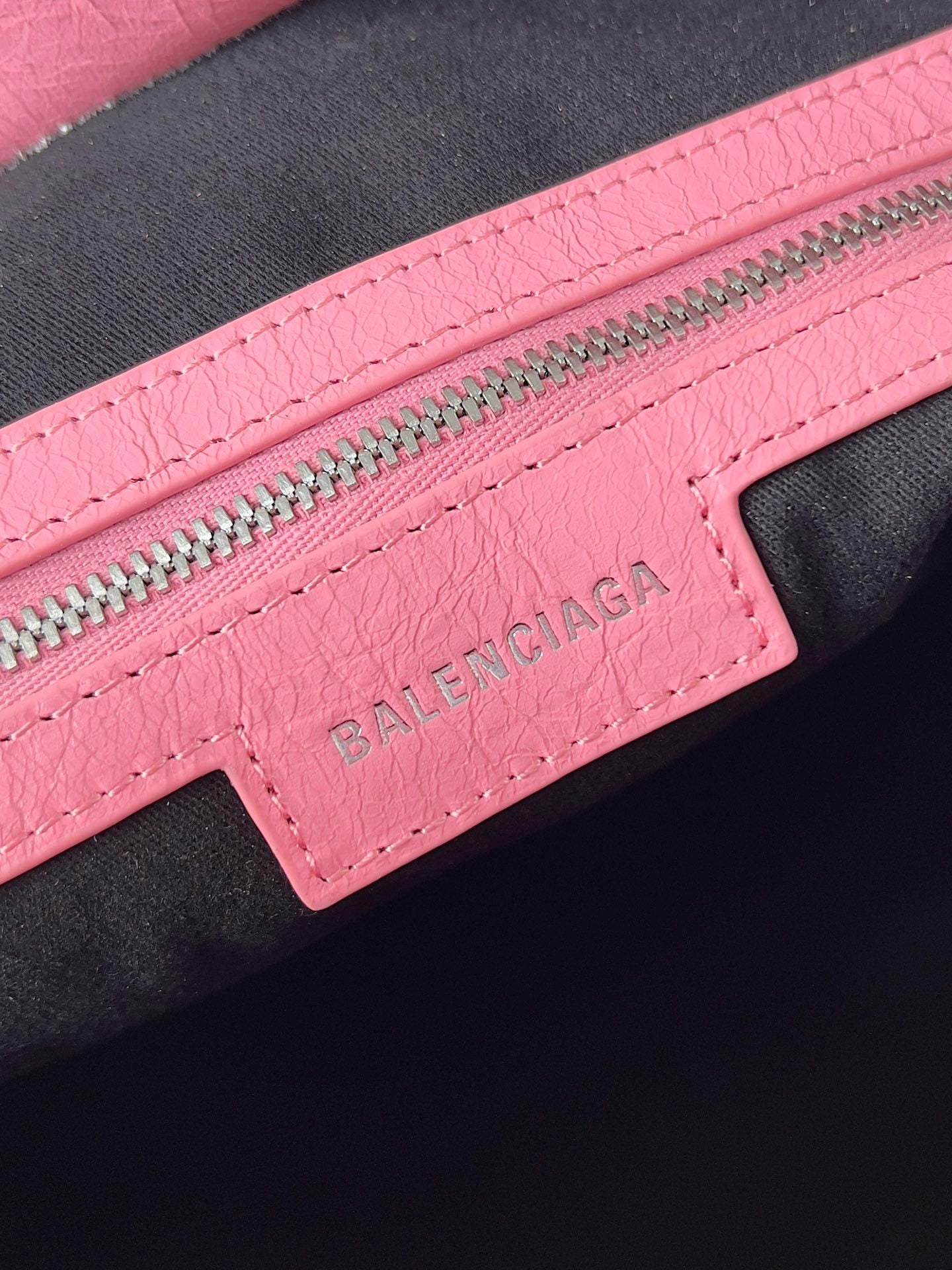 Balenciaga Neo Cagole City Arena Lambskin Leather Bag