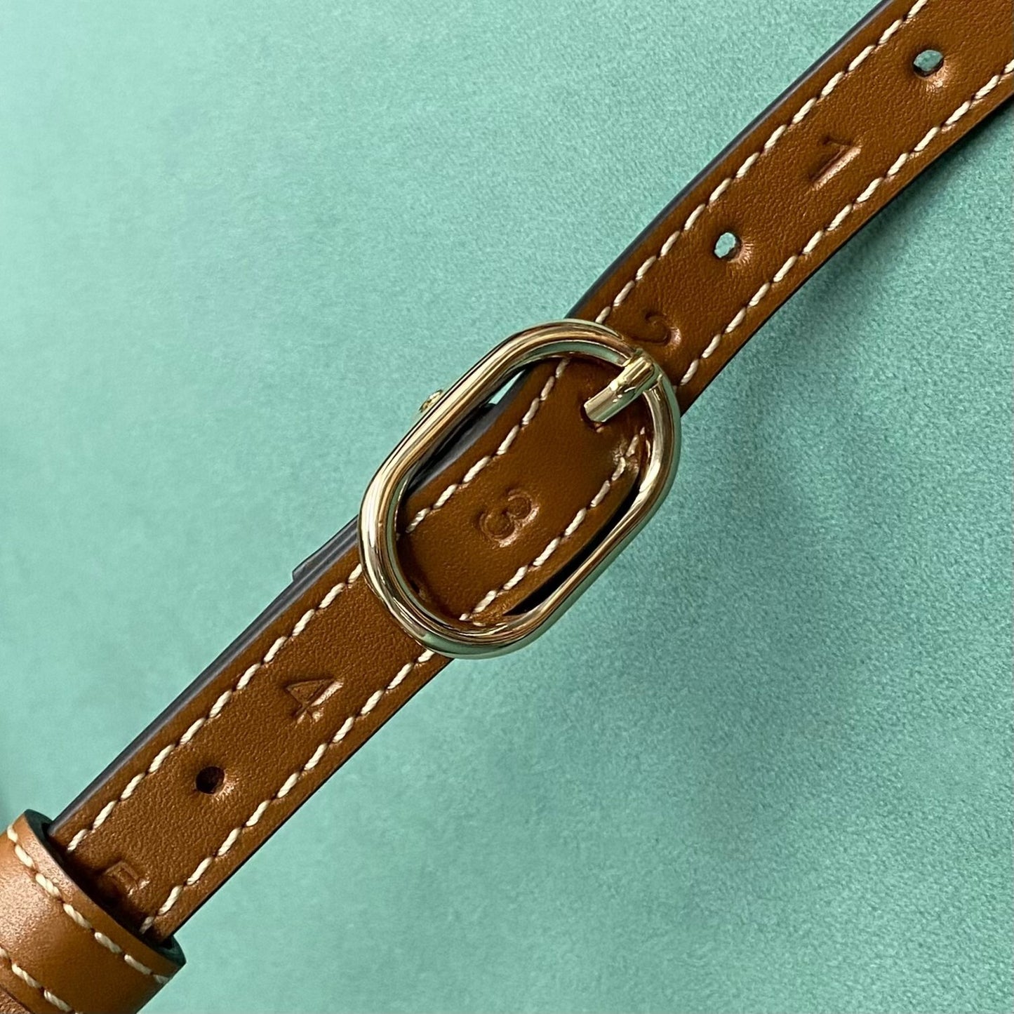 Gucci GG Emblem Medium Tote Bag in Beige Monogram with Brown Leather Trim