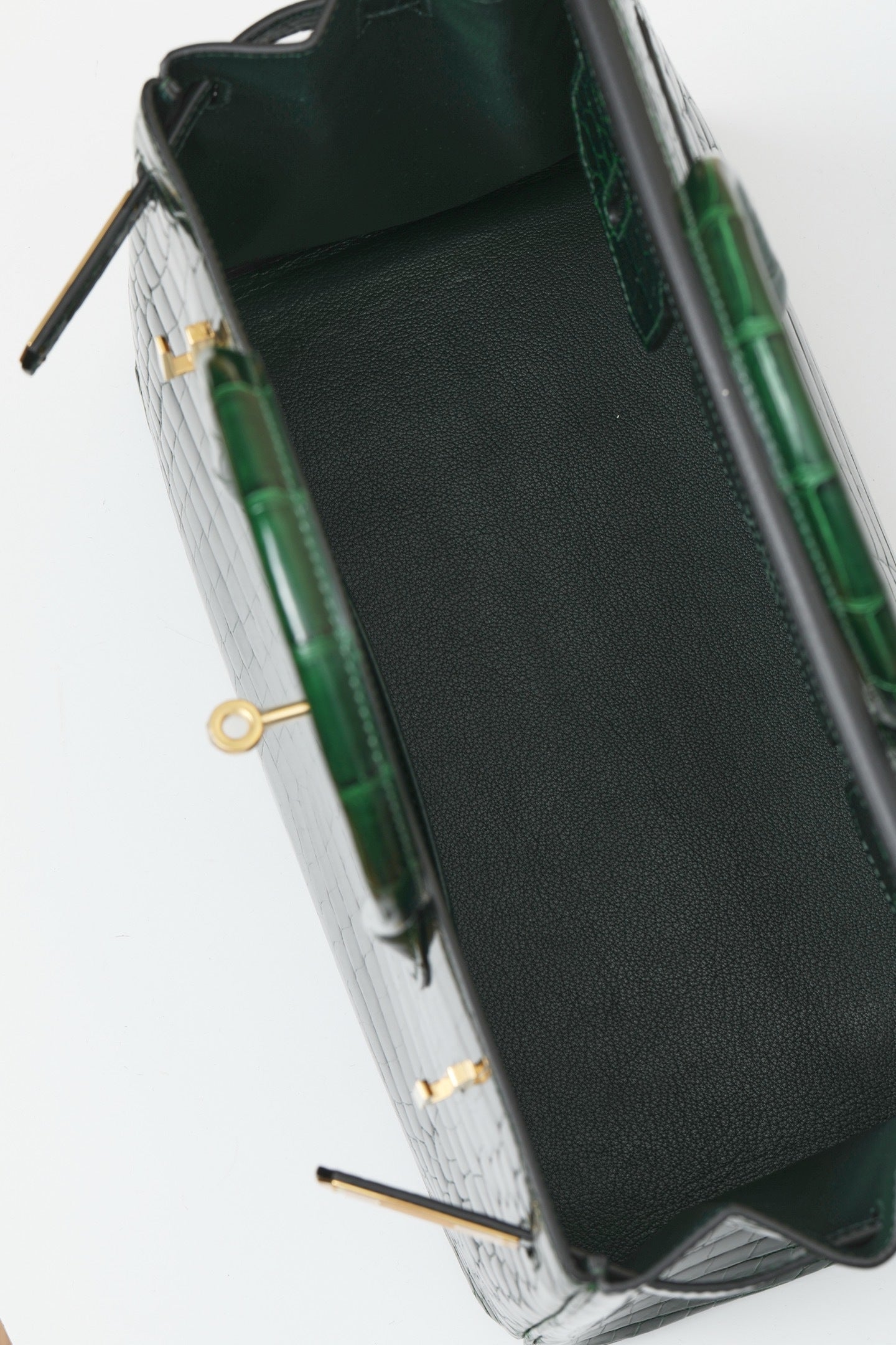 Hermès Birkin 30 Vert Emerald Crocodile Gold