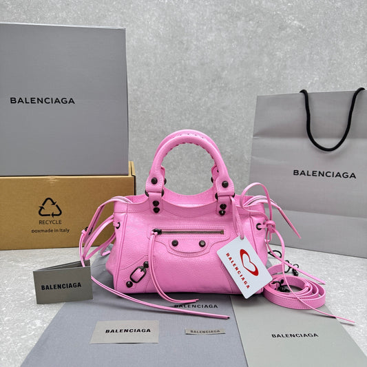 Balenciaga Le City Bubbly Pink Arena Lambskin
