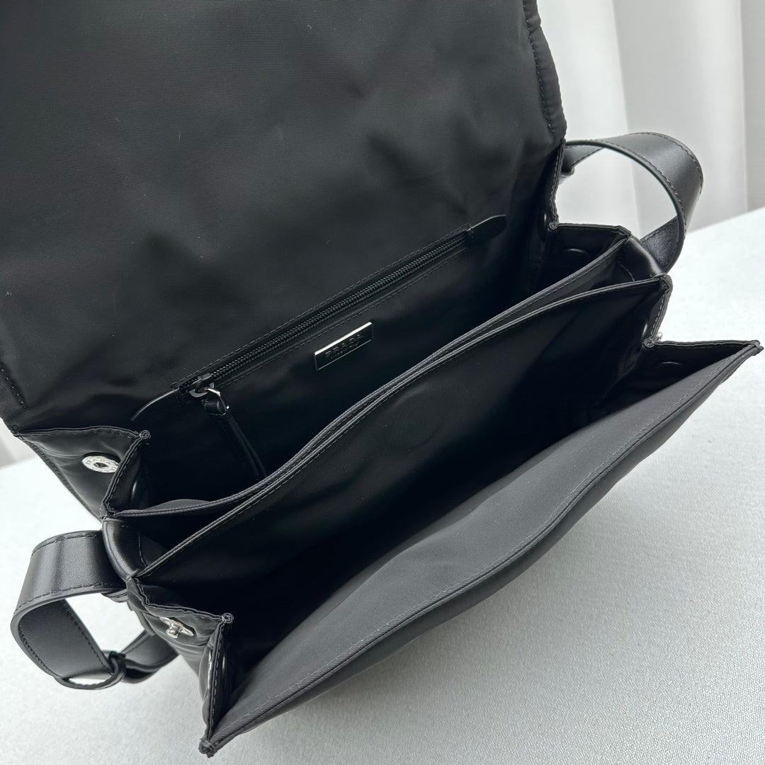 Prada Small Padded Re-Nylon Shoulder Bag – Black