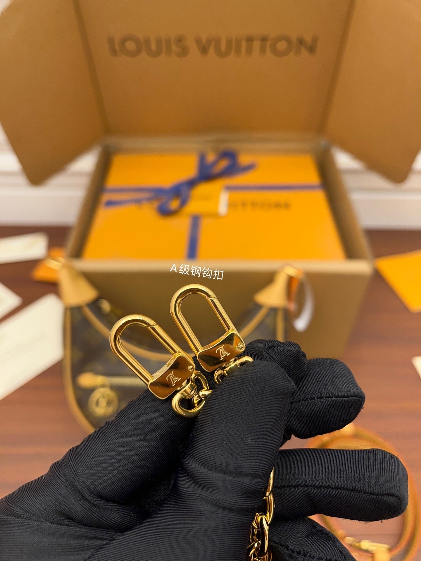 Louis Vuitton Loop Bag in Monogram Canvas with Natural Cowhide Leather Trim