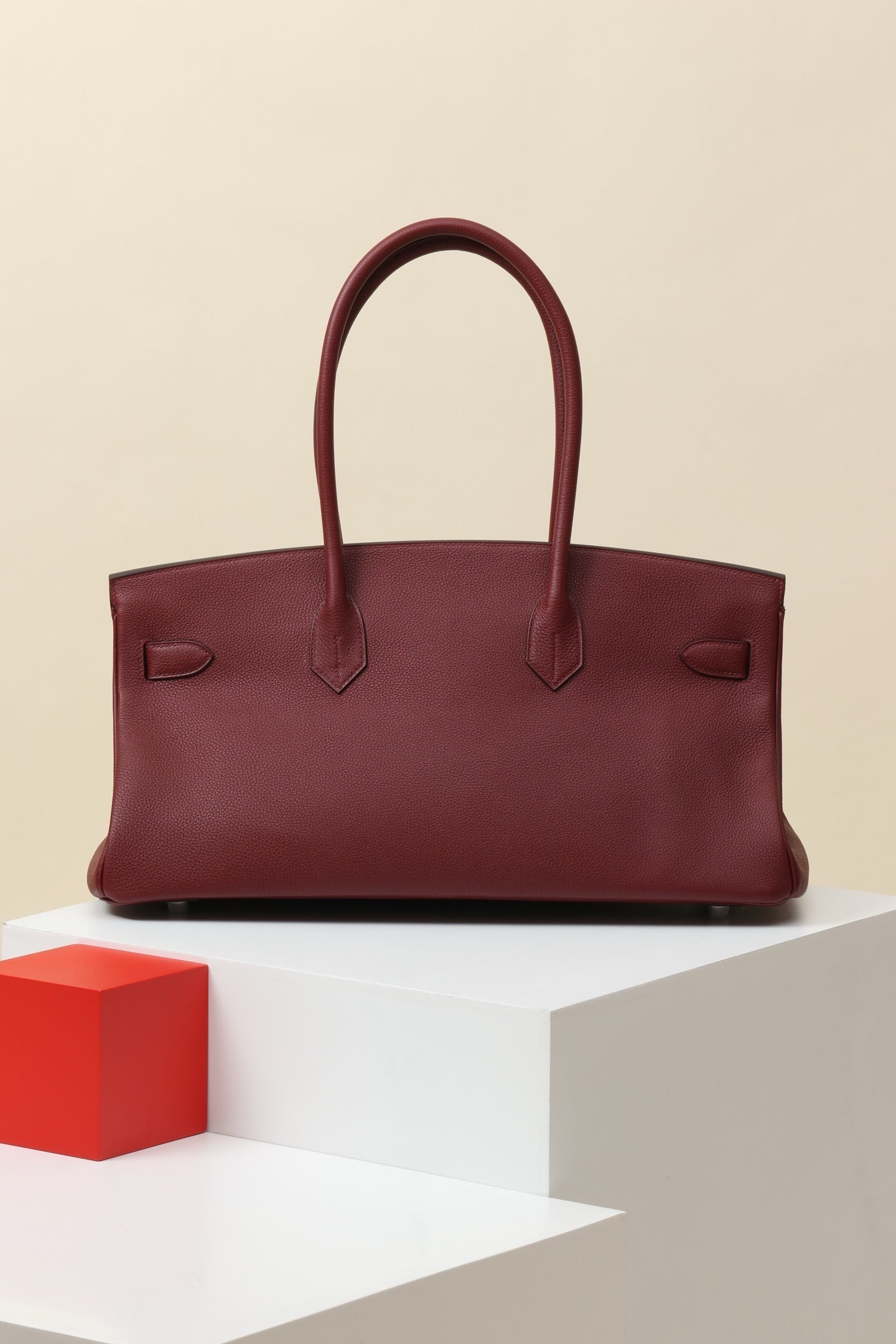 Hermès Birkin 35 Rouge H Leather with Palladium Hardware