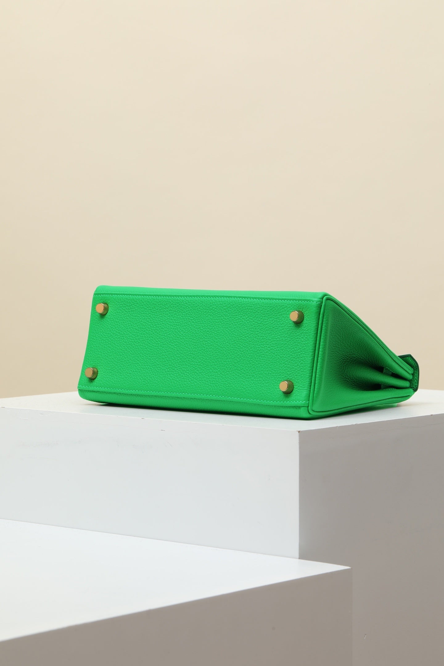 Hermès Kelly Bambou Green Togo Gold Hardware