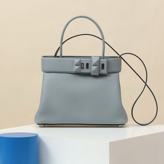 Hermès Medor Bag Gris Meyer Togo & Swift Leather