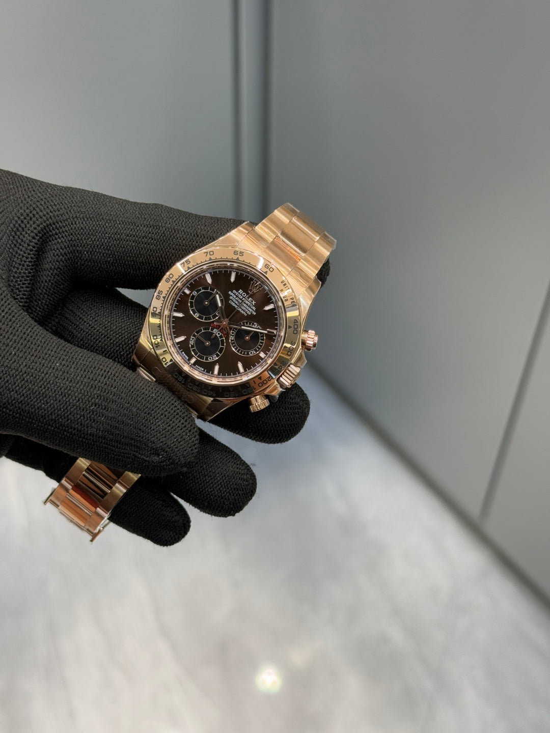 Rolex Cosmograph Daytona Everose Gold Chocolate Dial Watch