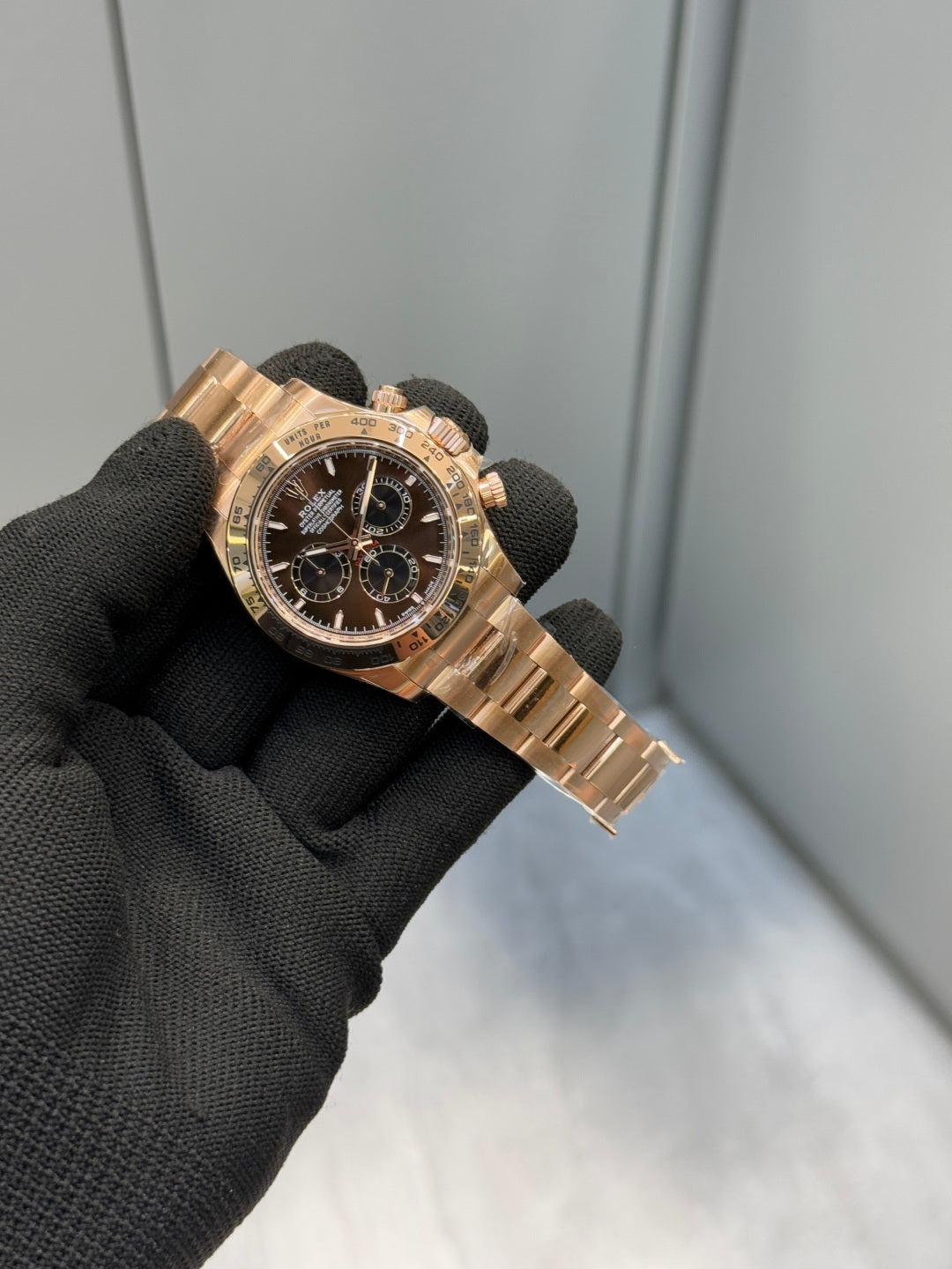 Rolex Cosmograph Daytona Everose Gold Chocolate Dial Watch