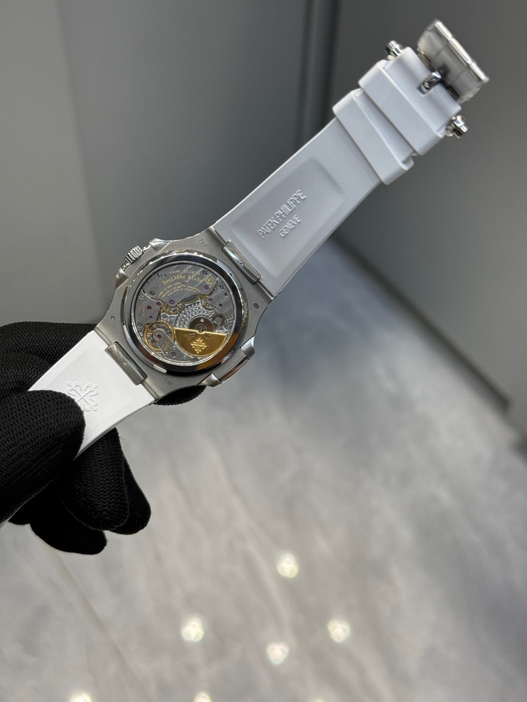 Patek Philippe Nautilus 5724G Diamond Bezel White Gold