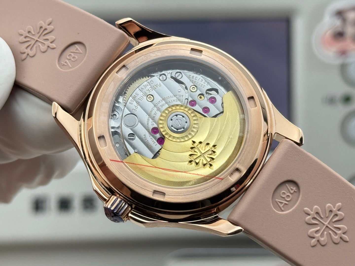 Patek Philippe Aquanaut Luce Haute Joaillerie 5072R-001 – Baguette Diamonds & Beige Rubber Strap