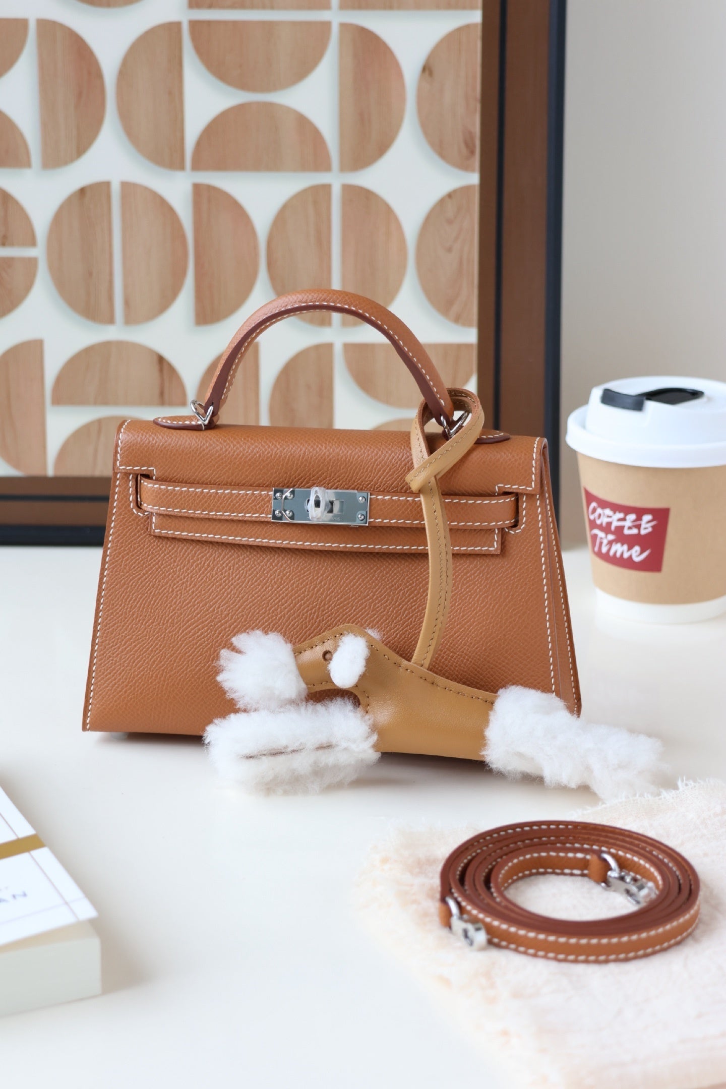 Hermès Mini Kelly II 20 Gold Epsom Leather