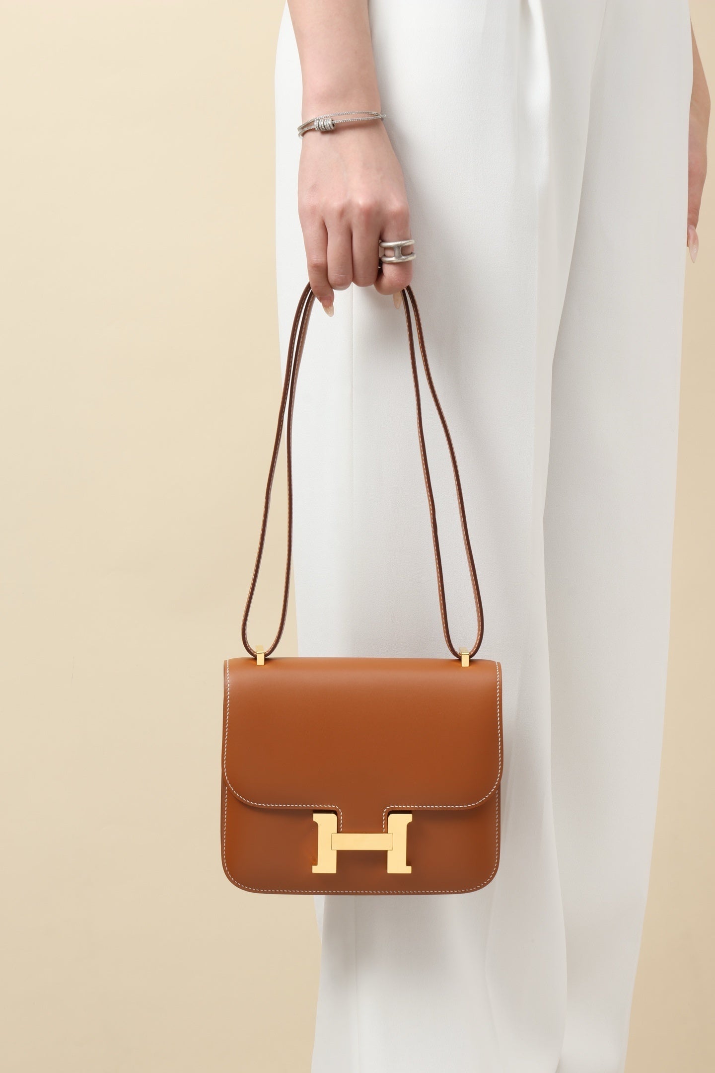 Hermès Constance 18 Gold Epsom Leather