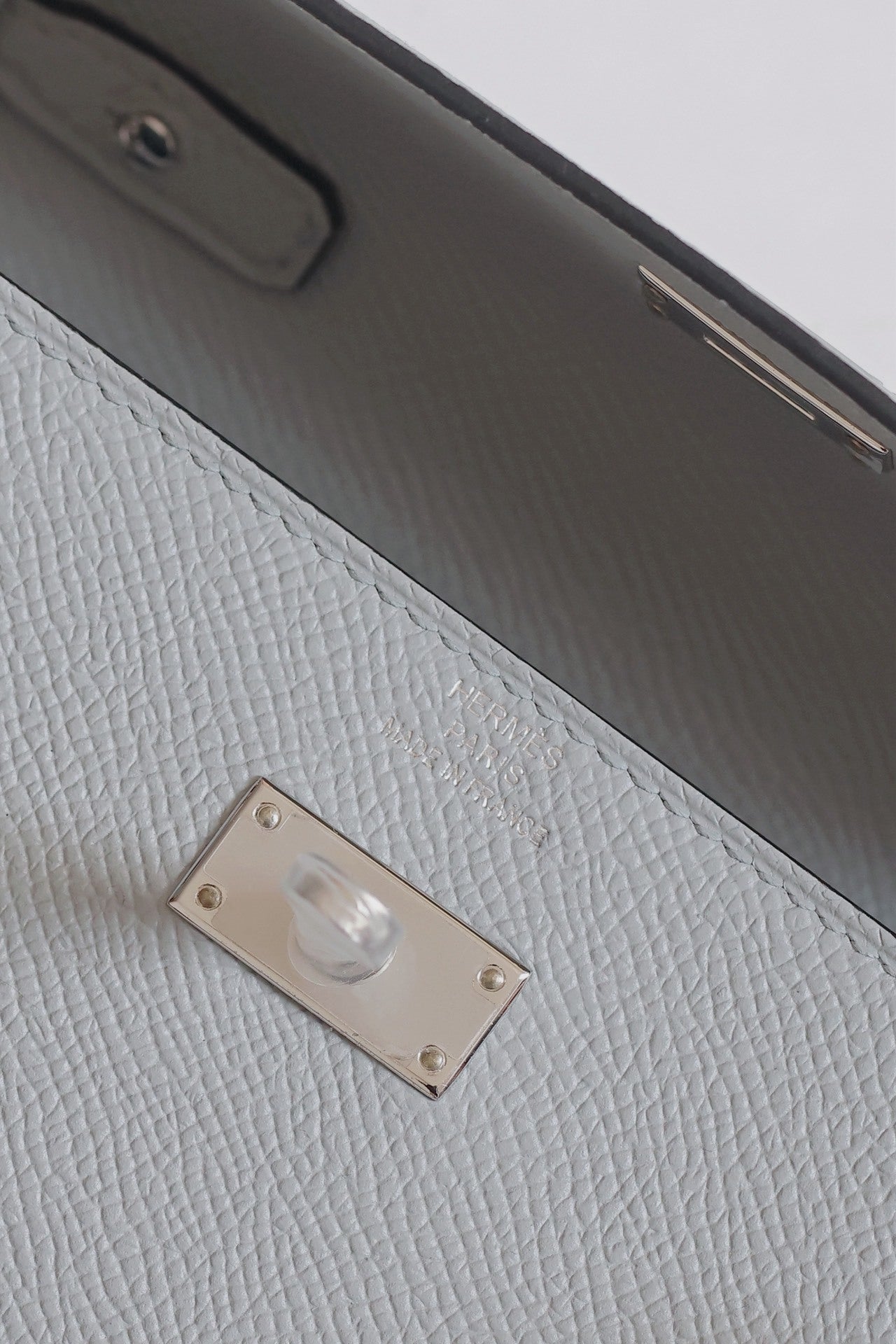 Hermès Kelly Classique To Go Bleu Glacier Epsom