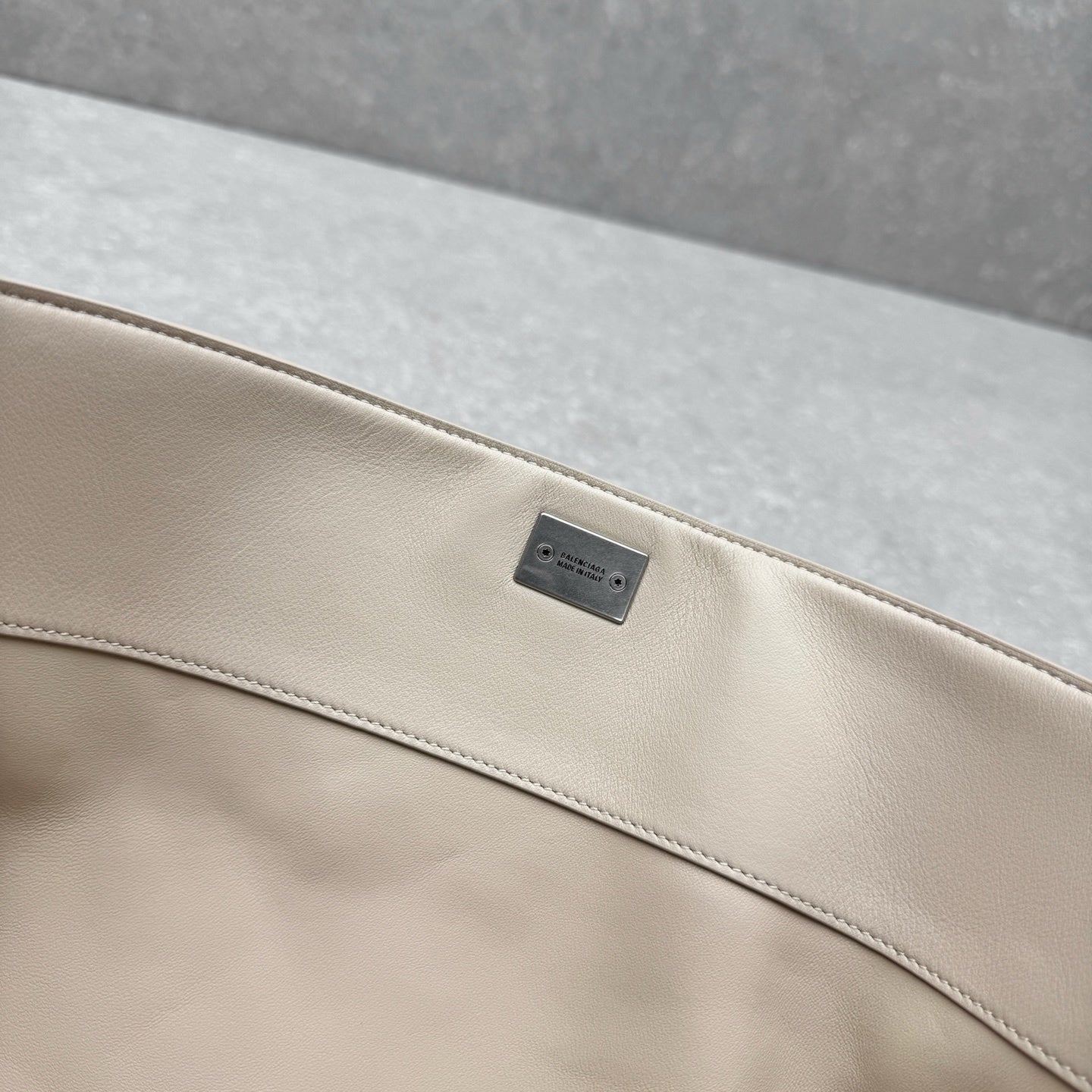 Balenciaga Rodeo Almond Leather Handbag