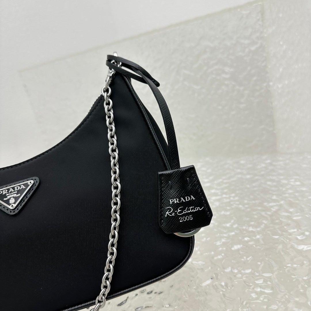 Prada Re-Edition 2005 Black Re-Nylon Bag