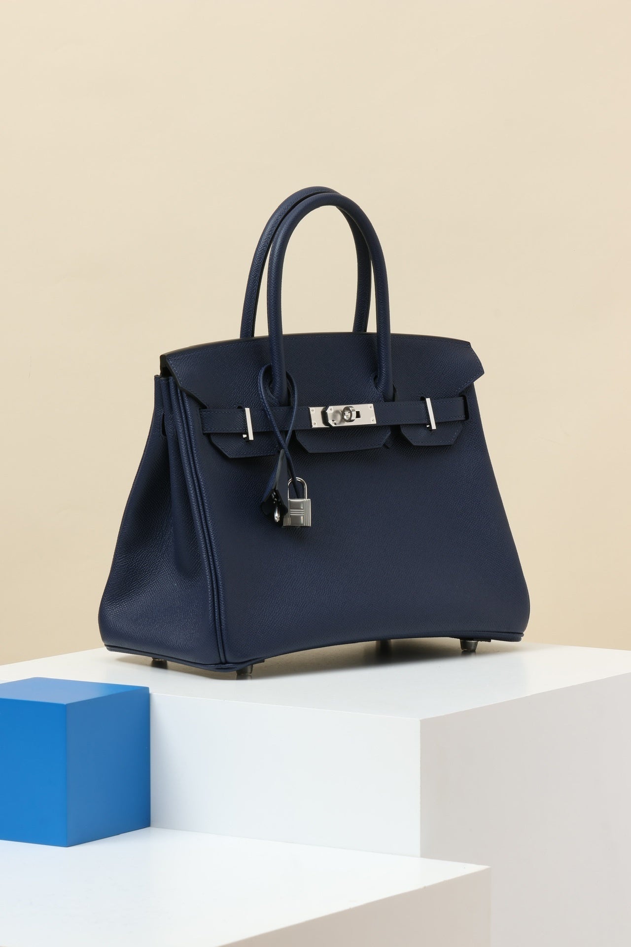 Hermès Birkin 30 Bleu Saphir Palladium Hardware