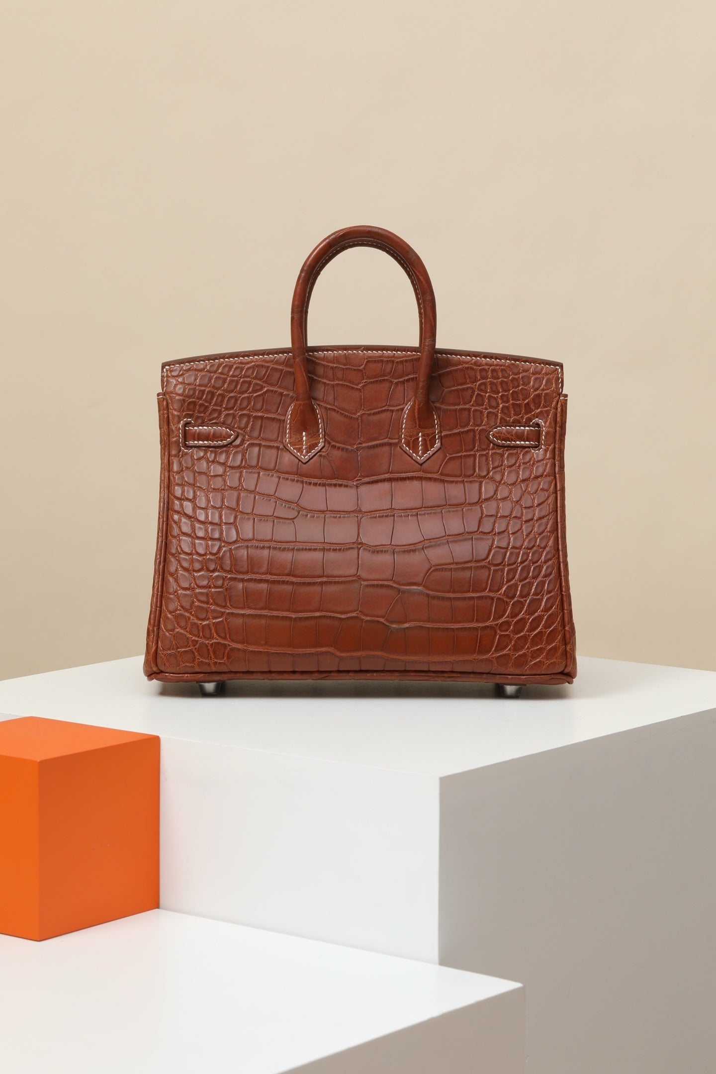 Hermès Birkin 35 Matte Fauve Barenia Alligator