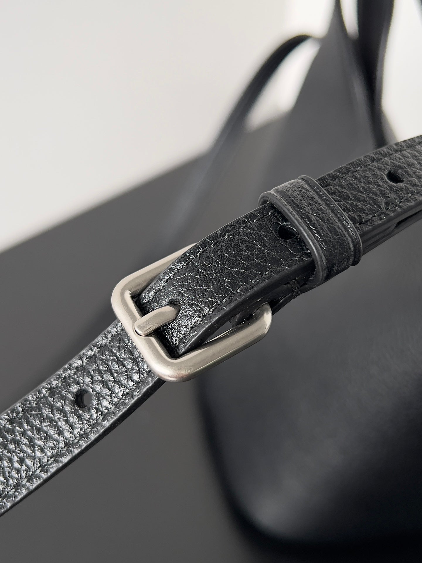 Balenciaga Locker Small Black Leather Crossbody Bag