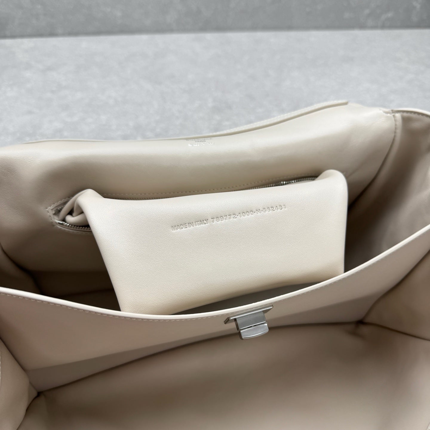 Balenciaga Rodeo Almond Leather Handbag